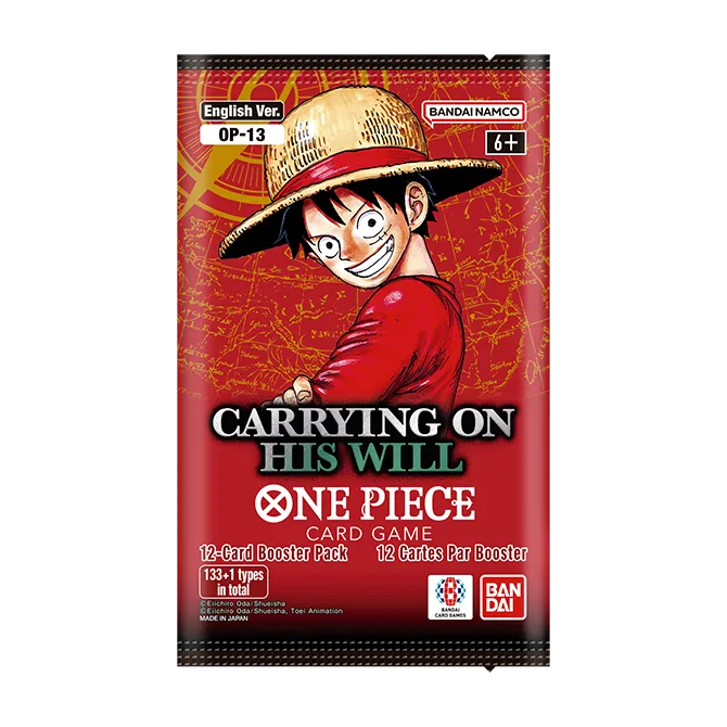 One Piece CG OP13 Carrying His Will Booster englisch