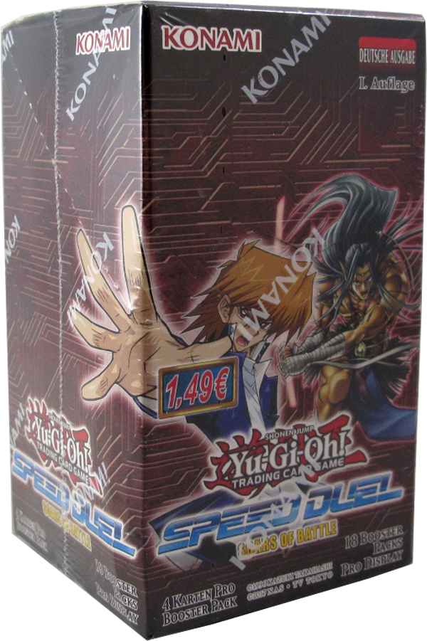 Yu-Gi-Oh! Speed Duel Scars of Battle 18er Booster Display