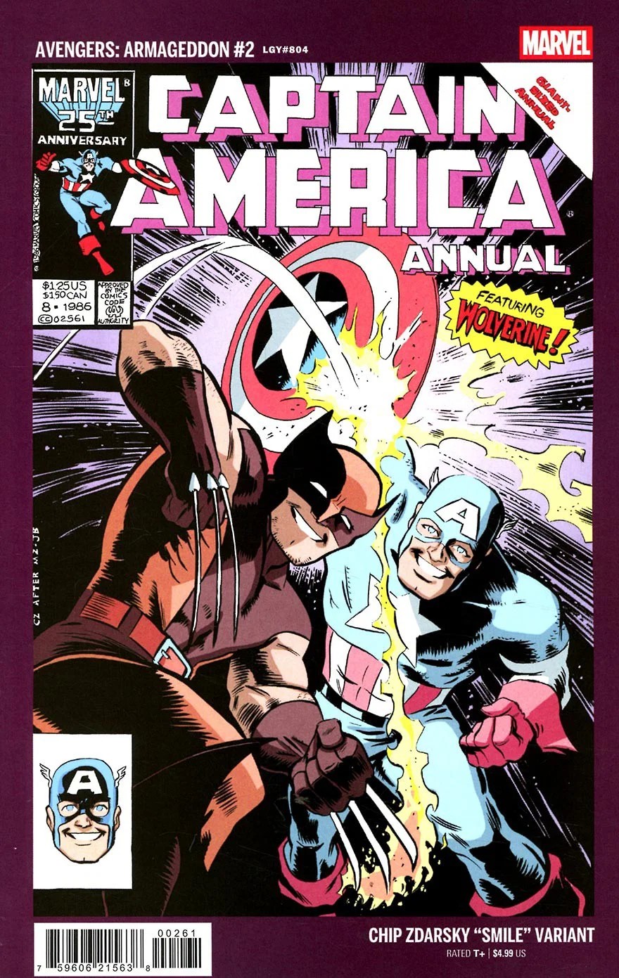 AVENGERS: ARMAGEDDON #2 CHIP ZDARSKY SMILE VARIANT