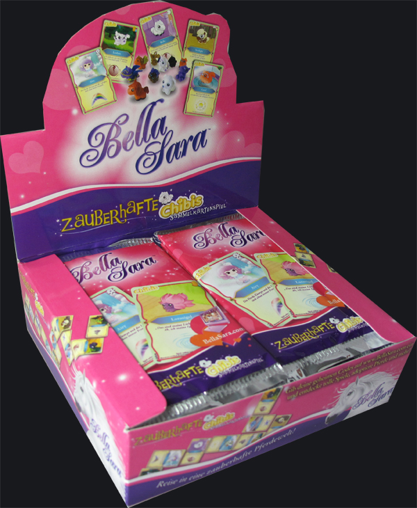 Bella Sara Zauberhafte Chibis Booster Display deutsch