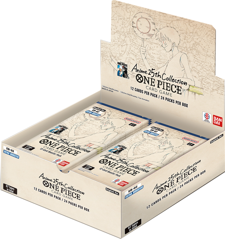 One Piece CG Anime 25th Collection EB-02 Extra Booster Display englisch