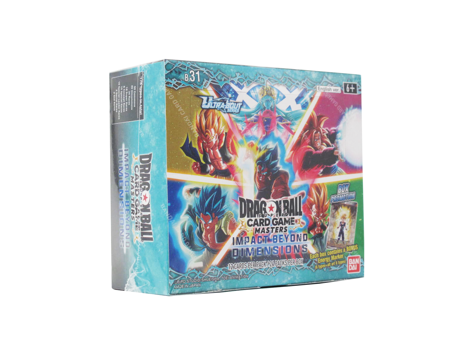 Dragonball Super Card Game - B31 Impact Beyond Dimensions Booster Display englisch