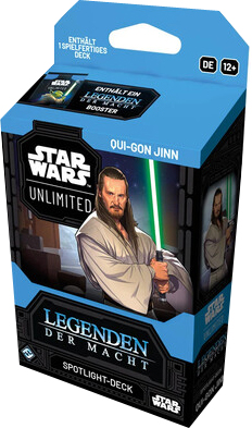 Star Wars: Unlimited - Legenden der Macht Spotlight Deck - Qui-Gon Jinn deutsch