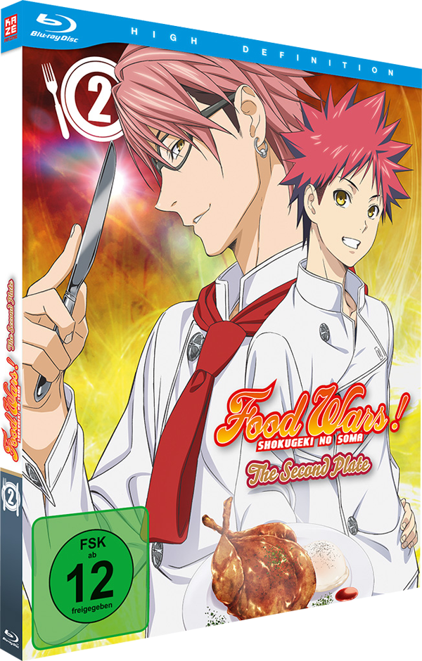 Food Wars! Shokugeki no Soma The Second Plate Vol. 02 Blu-ray
