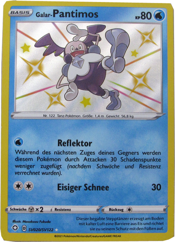 GLSS-SV020/SV122 Shiny Galar-Pantimos Secret Rare Deutsch