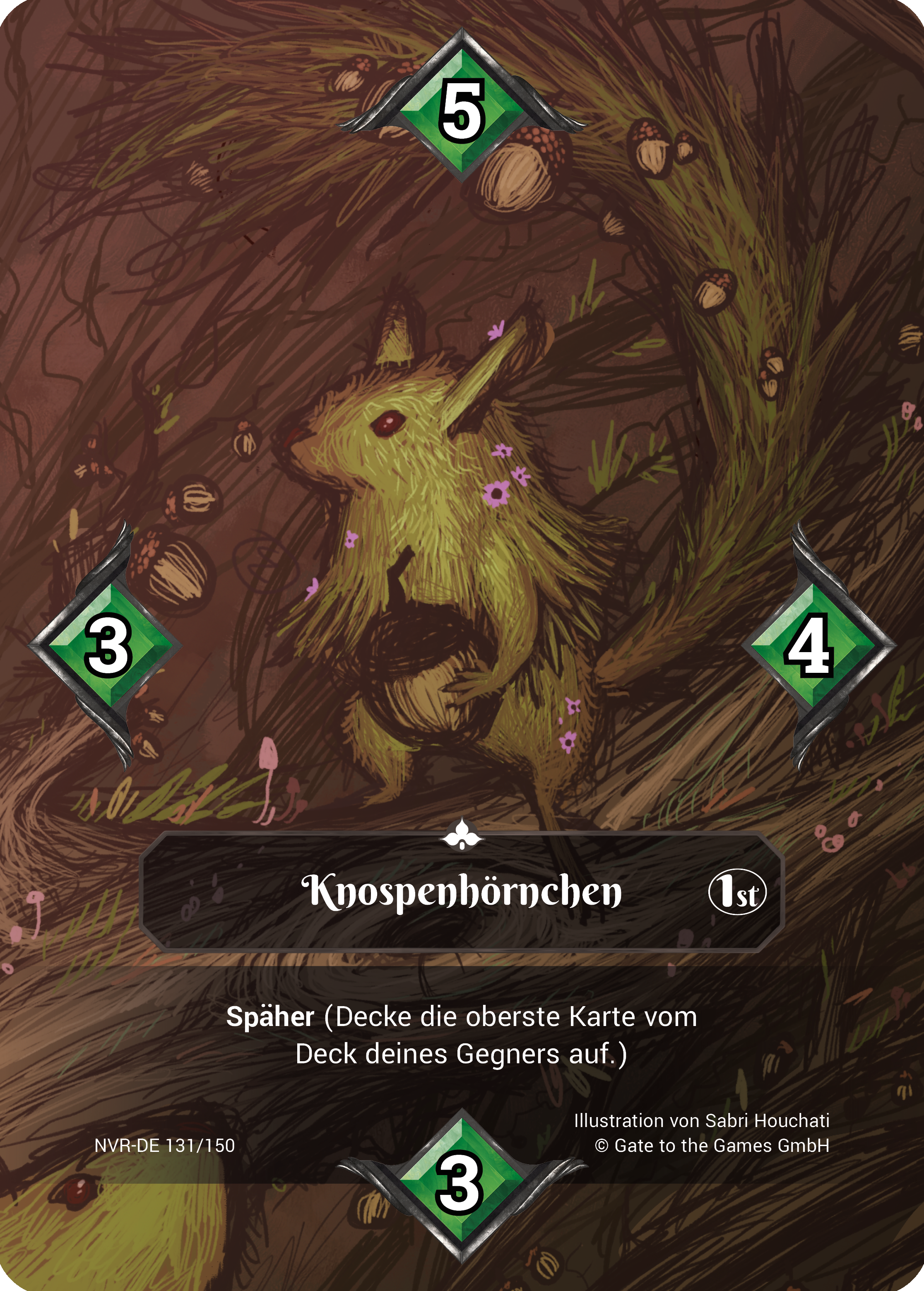 Knospenhörnchen 131/150 Common - Alpha 1. Edition DE