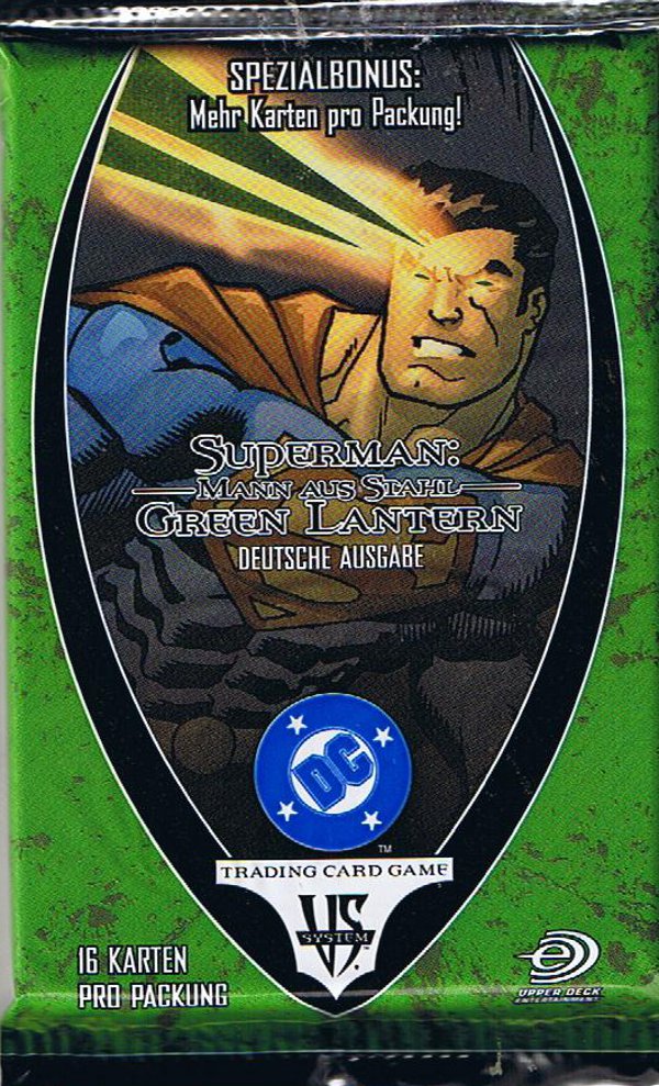 VS System Superman/Green Lantern Booster deutsch
