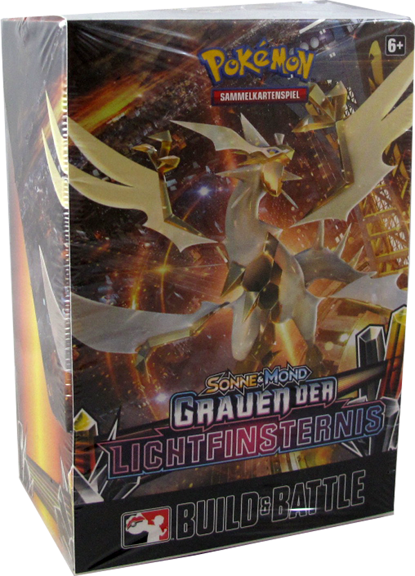 Pokemon Sonne & Mond Grauen der Lichtfinsternis Build and Battle-Box