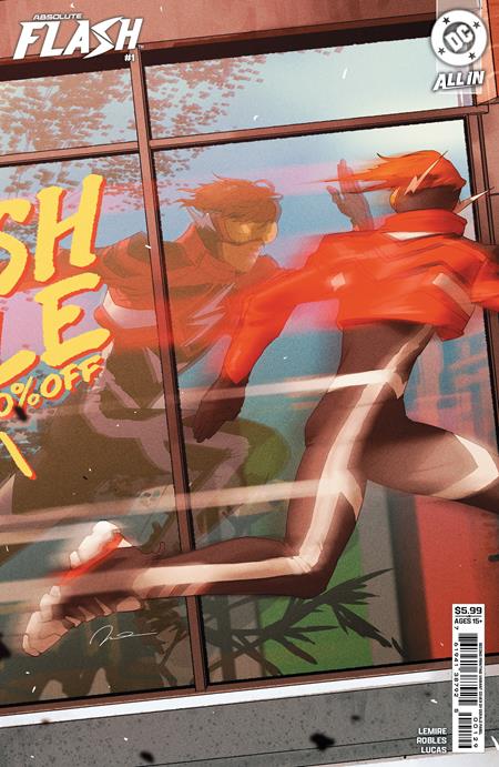 ABSOLUTE FLASH #1 - 2nd Ptg Cvr B Gerald Parel Card Stock Var