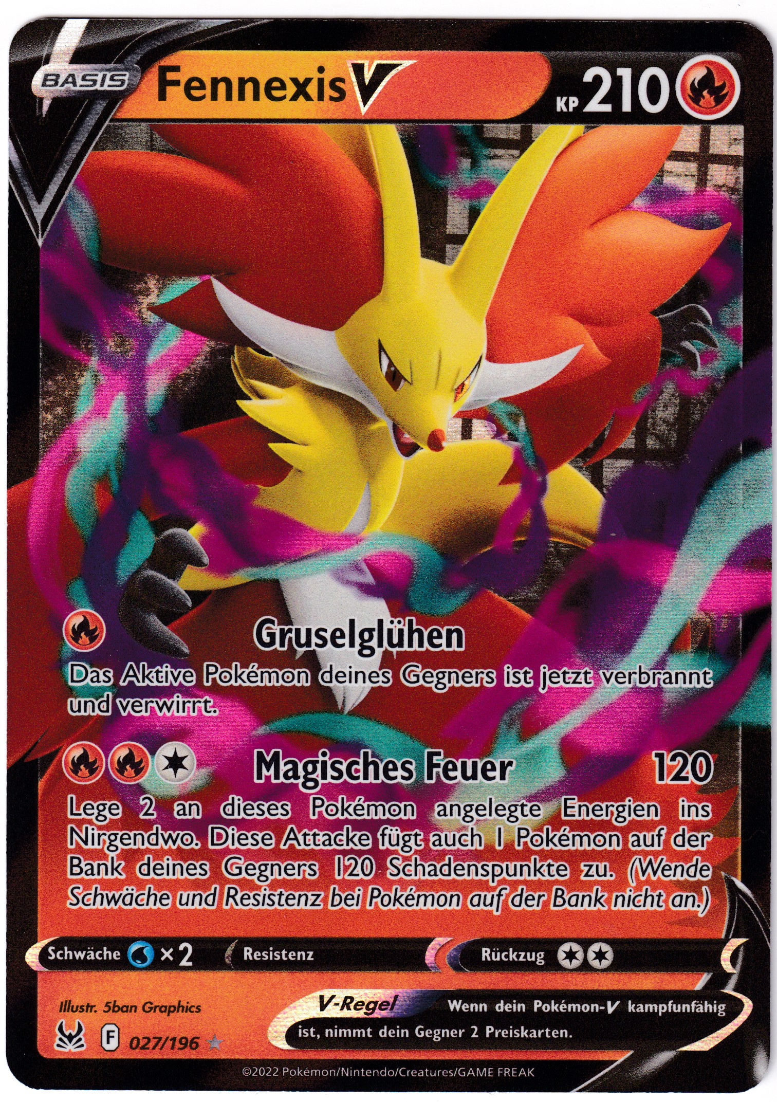 Fennexis-V 027/196 Full Art - Verlorener Ursprung Deutsch