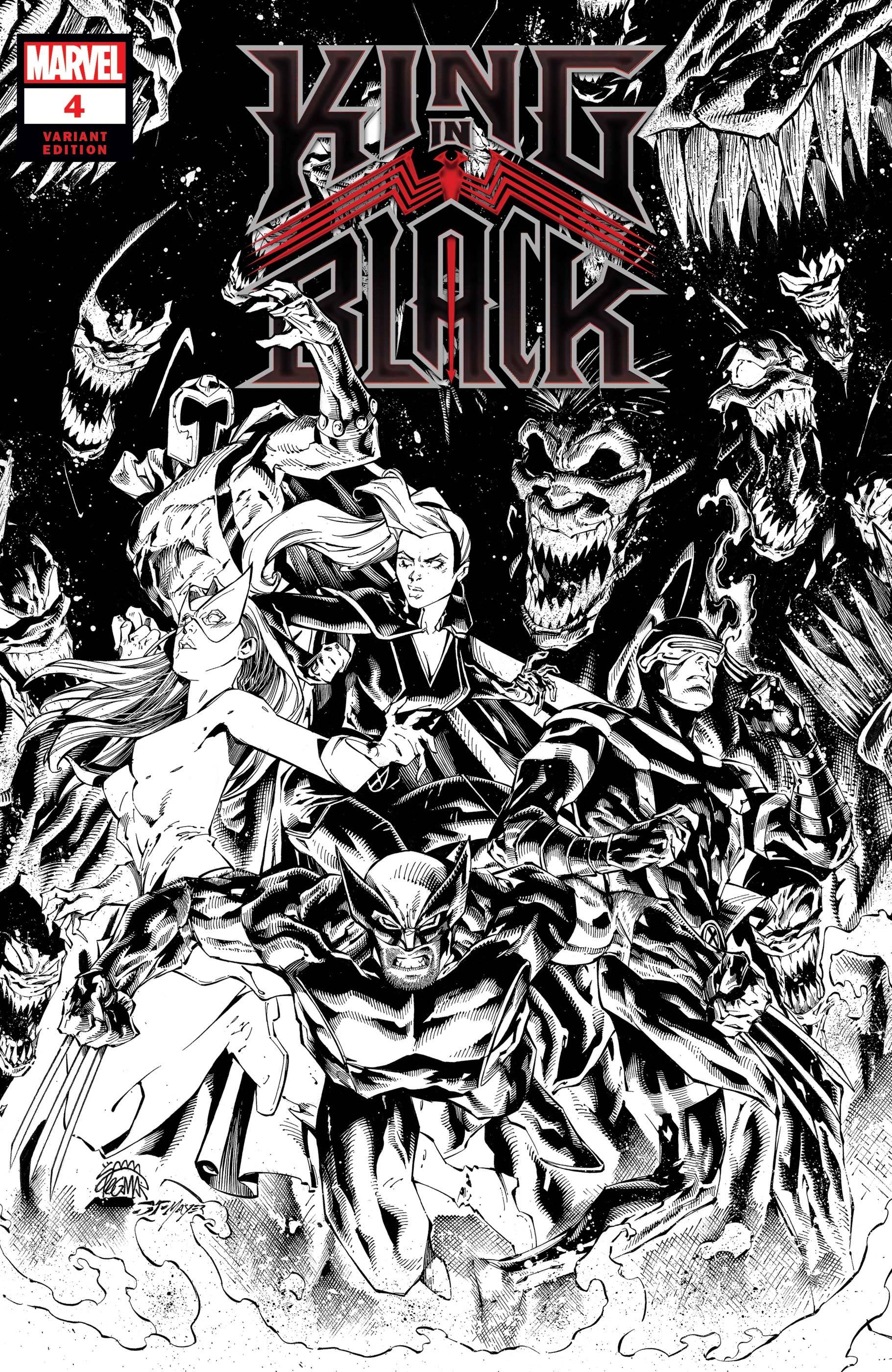 KING IN BLACK #4 (OF 5) STEGMAN 1:500 VAR