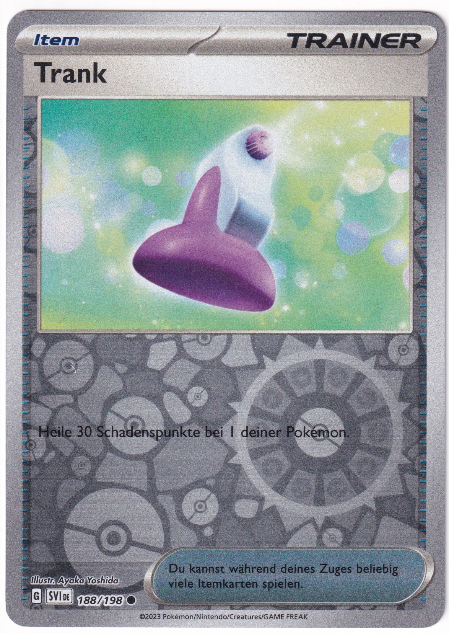 Trank 188/198 Common Reverse Holo  - Karmesin & Purpur Deutsch