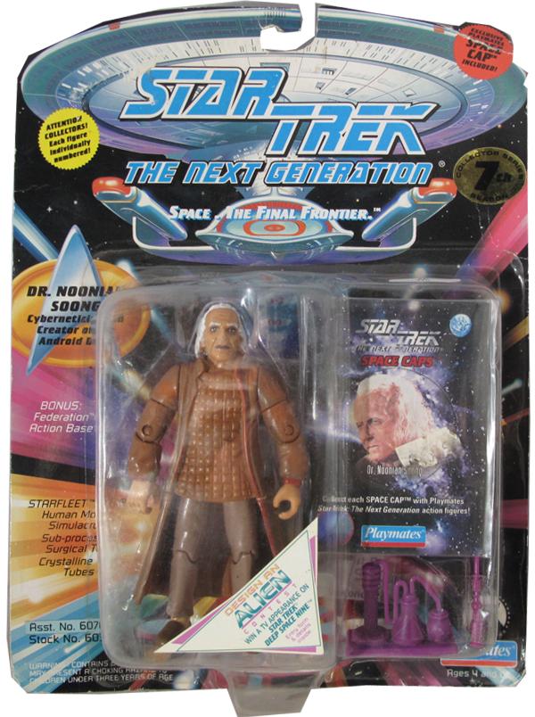Star Trek The next Generation - Collector Series 7th Season - Dr. Noonian Soong - Action Figur
