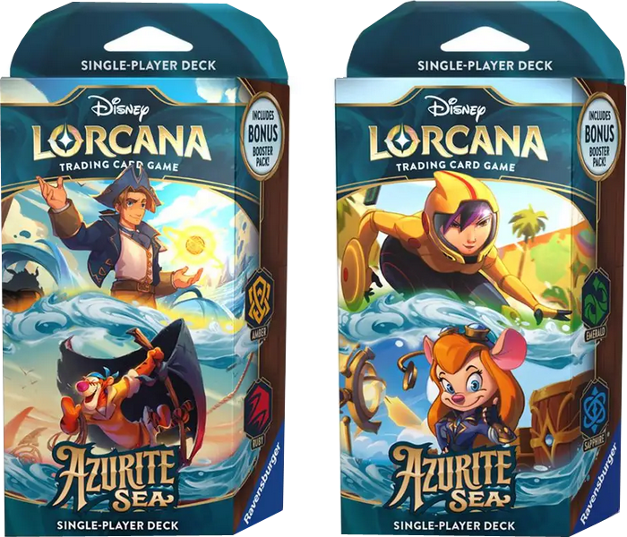 Disney Lorcana Azurite Sea 2er Starter Set englisch