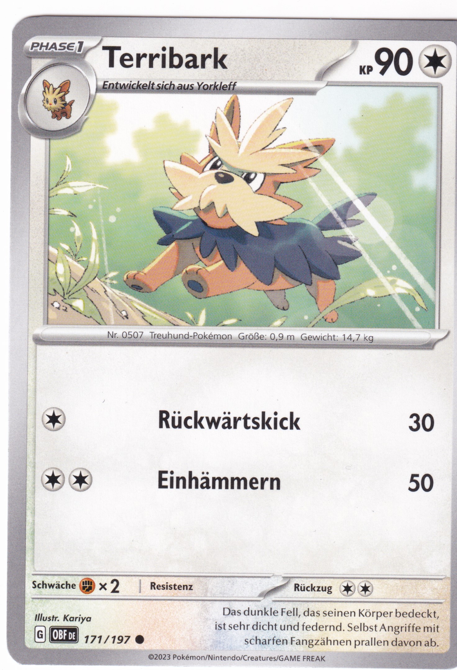 Terribark 171/197 Common - Obsidian Flammen Deutsch