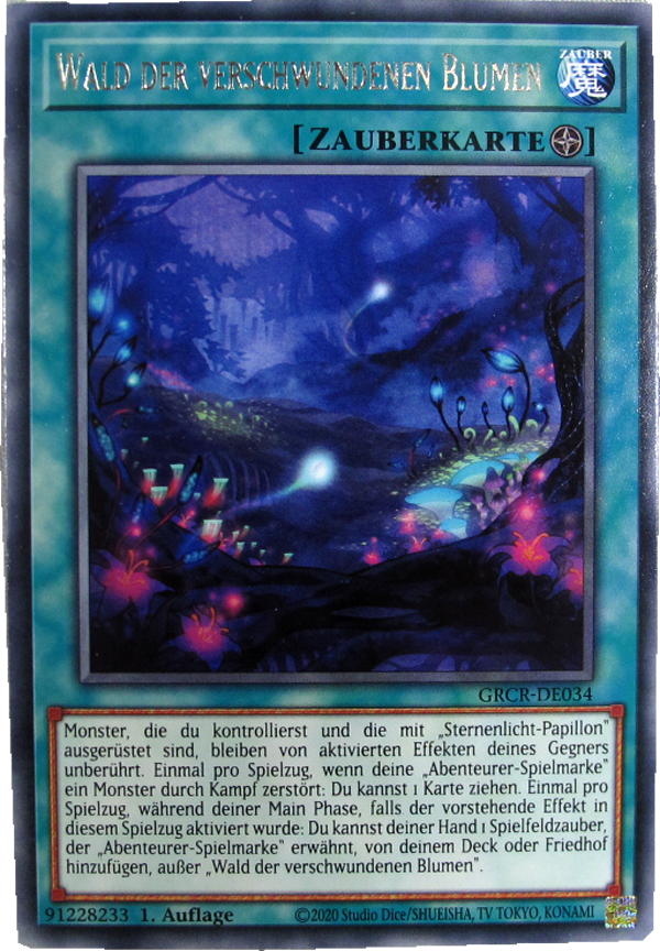 GRCR-DE034 Wald der verschwundenen Blumen Rare deutsch
