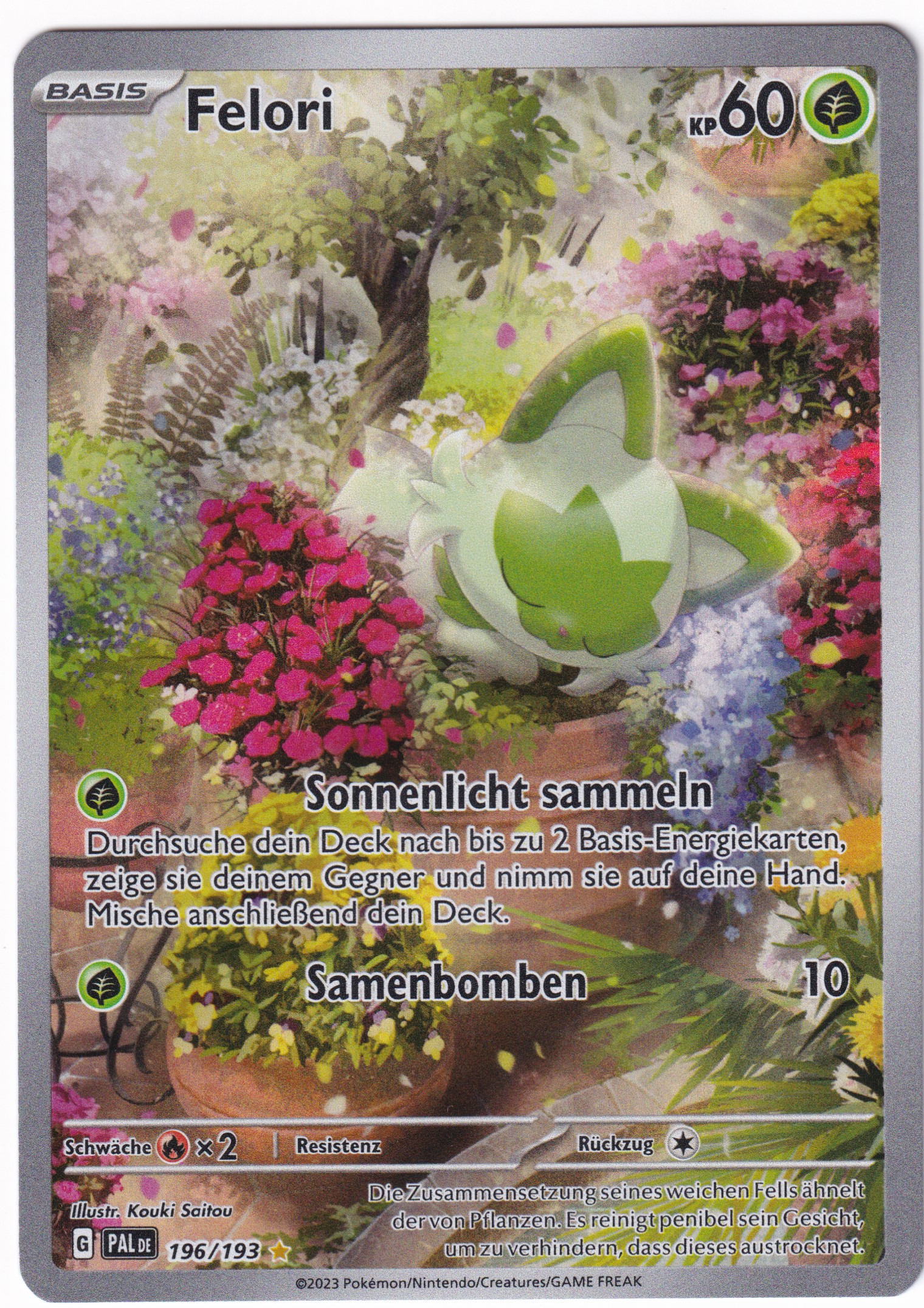 Felori 196/193 Illustration Rare - Entwicklungen in Paldea Deutsch