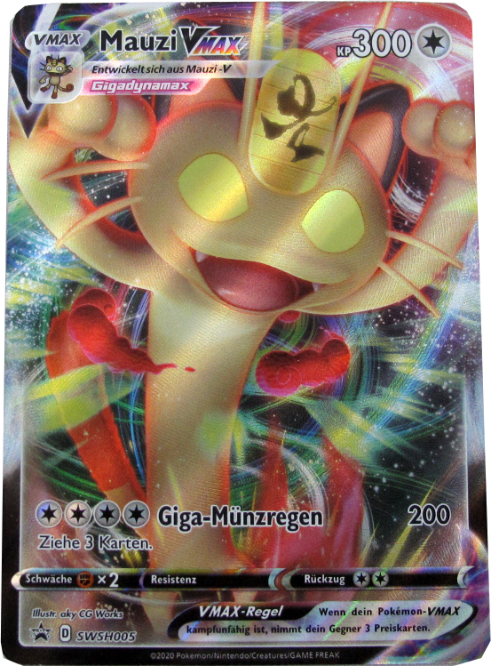 Pokemon Mauzi Vmax Promo deutsch