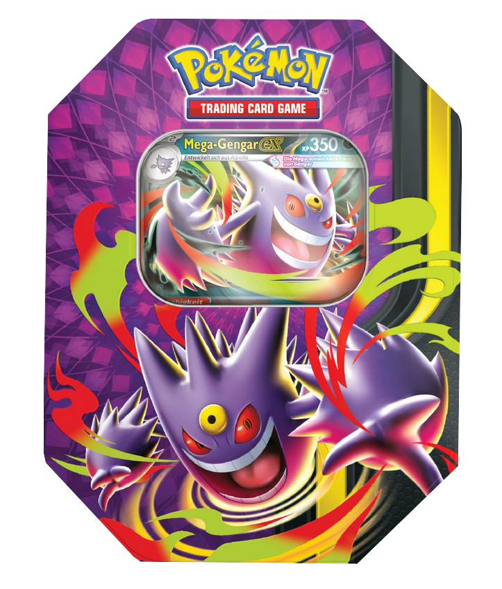 Pokemon Tin 128 Mega-Gengar Tin Box deutsch