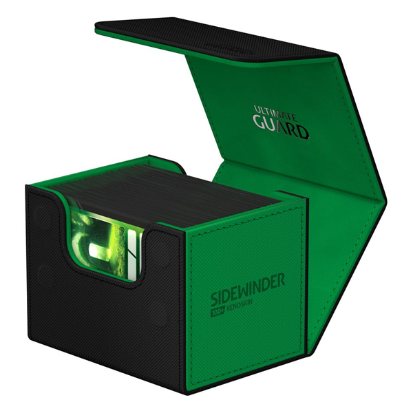 Ultimate Guard - Sidewinder Deck Box 100+ - Xenoskin Black/Green