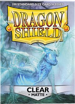 Dragon Shield Standard Sleeves (100) - Matte Clear