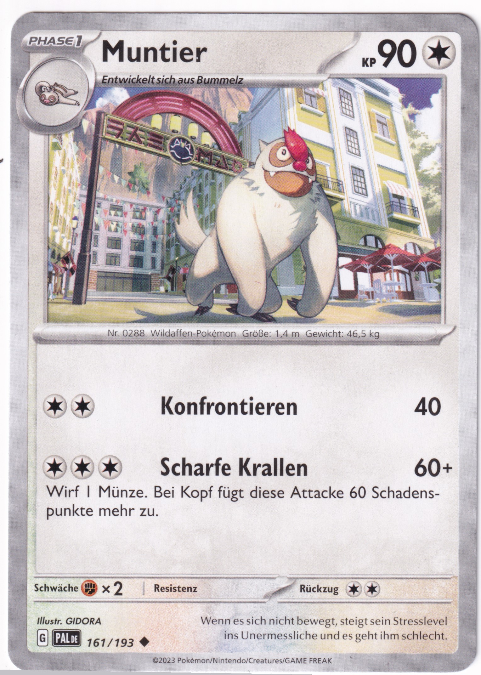 Muntier 161/193 Uncommon - Entwicklungen in Paldea Deutsch