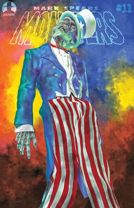 MARK SPEARS MONSTERS #11 CVR D MARK SPEARS RED WHITE & DEAD VAR
