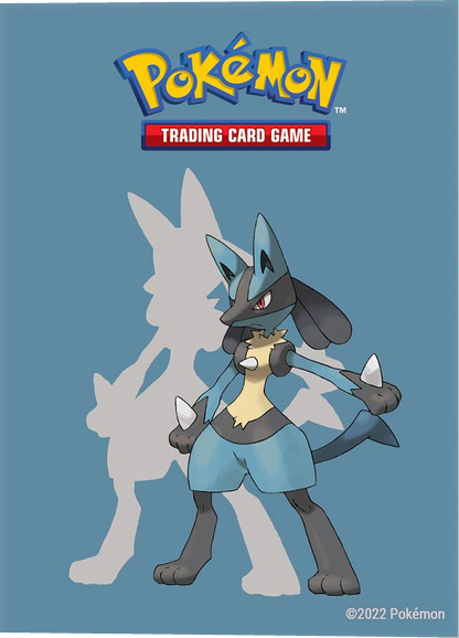 UP Pokemon - Standard - 65 Hüllen -Lucario (blau) - Deck Protector Sleeves