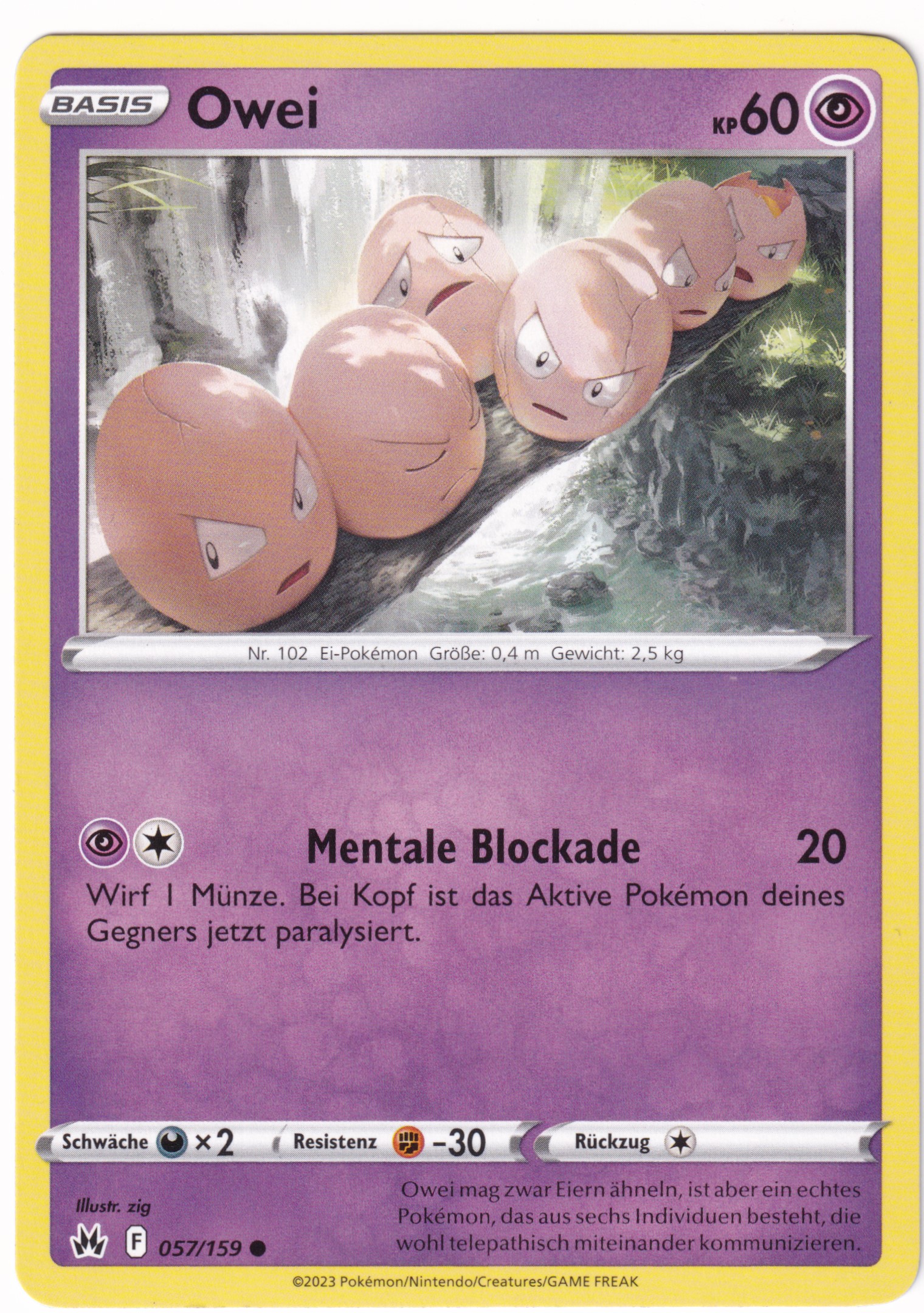 Owei 057/159 Common Reverse Holo - Zenit der Könige Deutsch