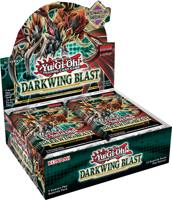 Yu-Gi-Oh! Darkwing Blast Booster Display deutsch