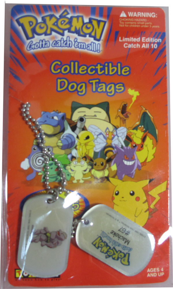 Pokemon Dog Tag Machoke #67