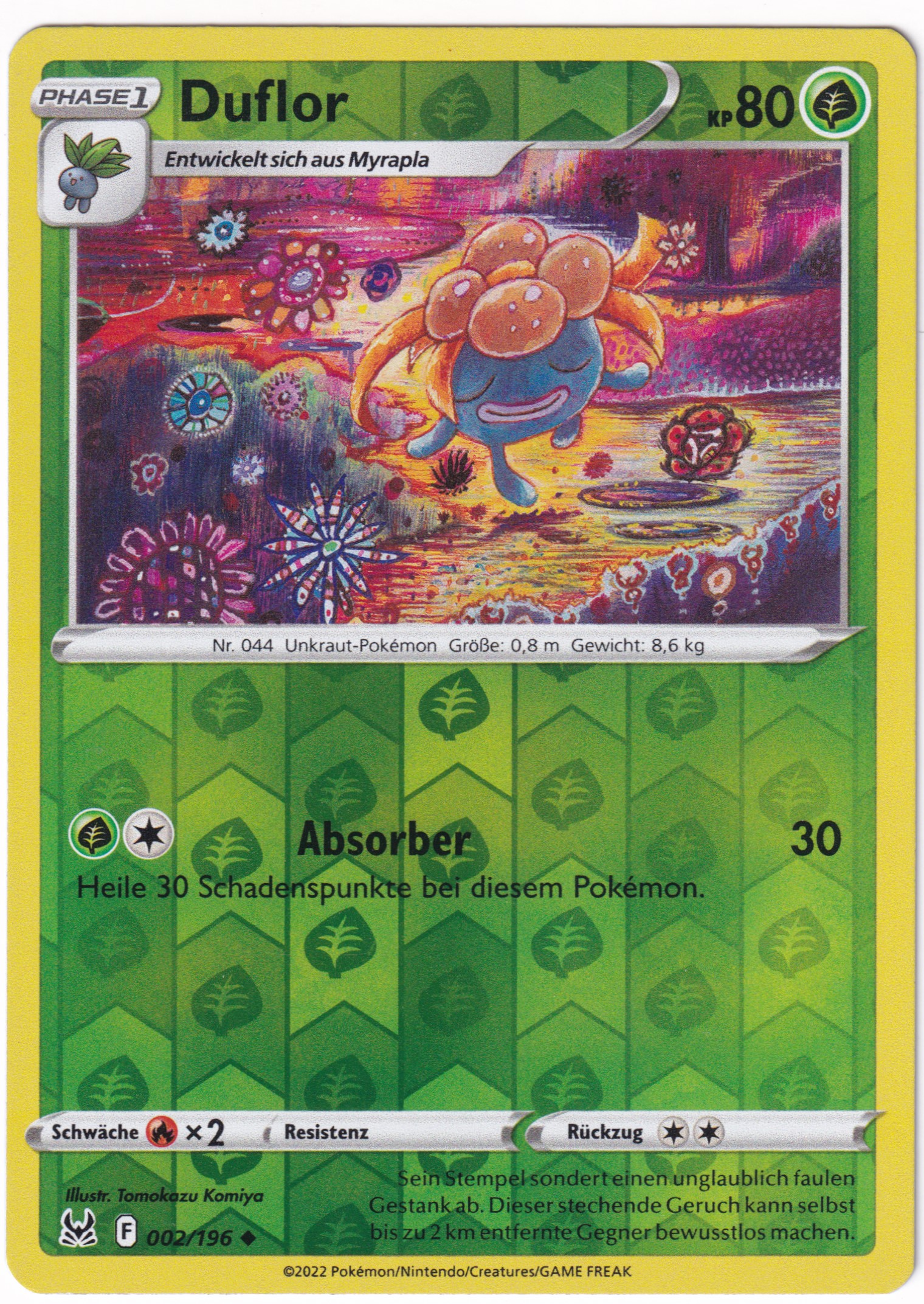 Duflor 002/196 Uncommon Reverse Holo - Verlorener Ursprung Deutsch