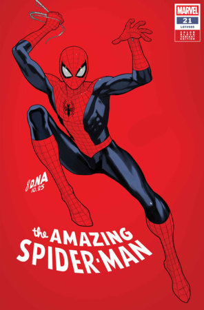AMAZING SPIDER-MAN (2025) #21 DAVID NAKAYAMA COLOR BLOCK RED VARIANT