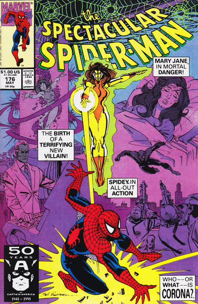 Spectacular Spider-Man #176 - 1st Corona Appearence