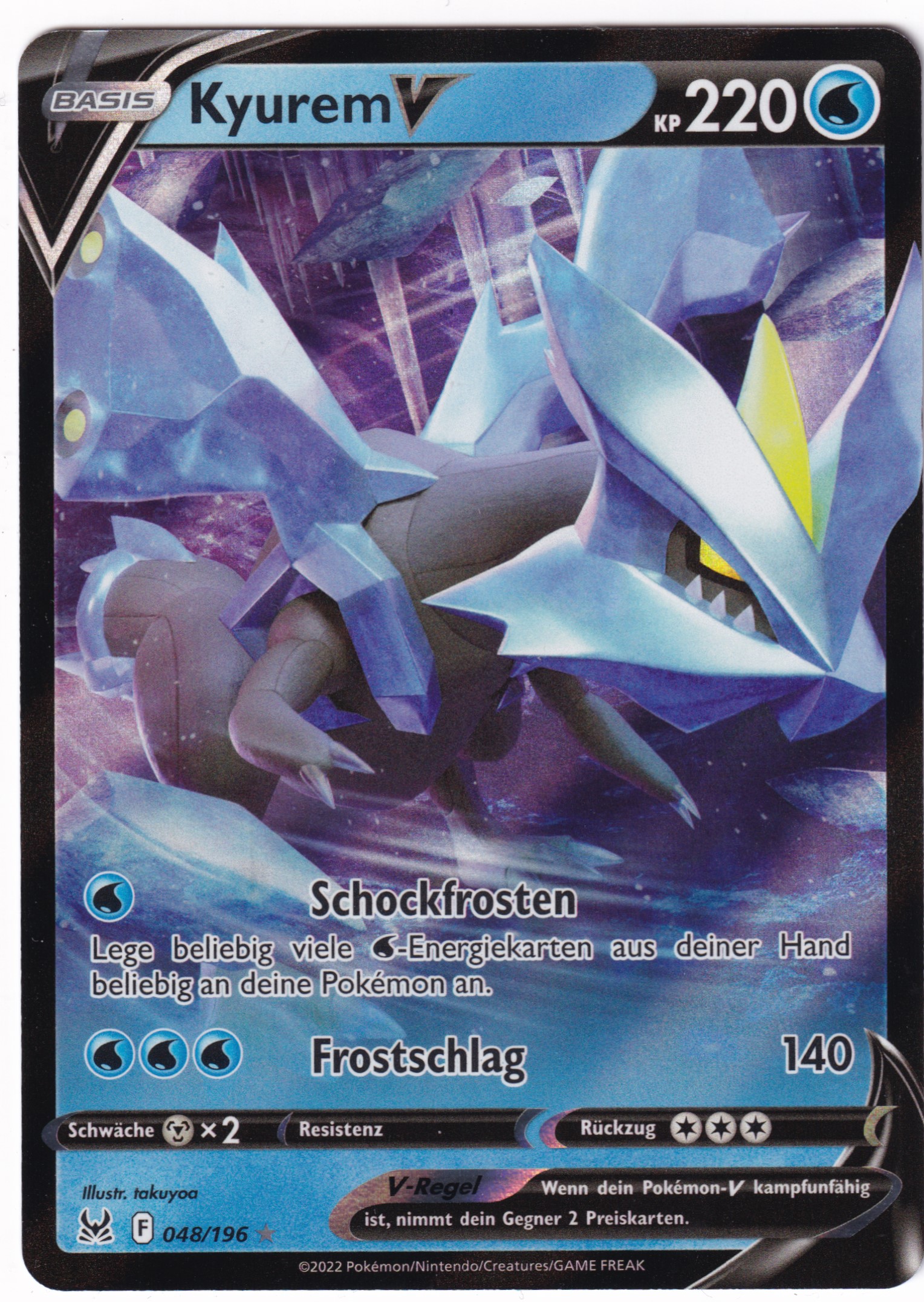 Kyurem-V 048/196 Full Art - Verlorener Ursprung Deutsch