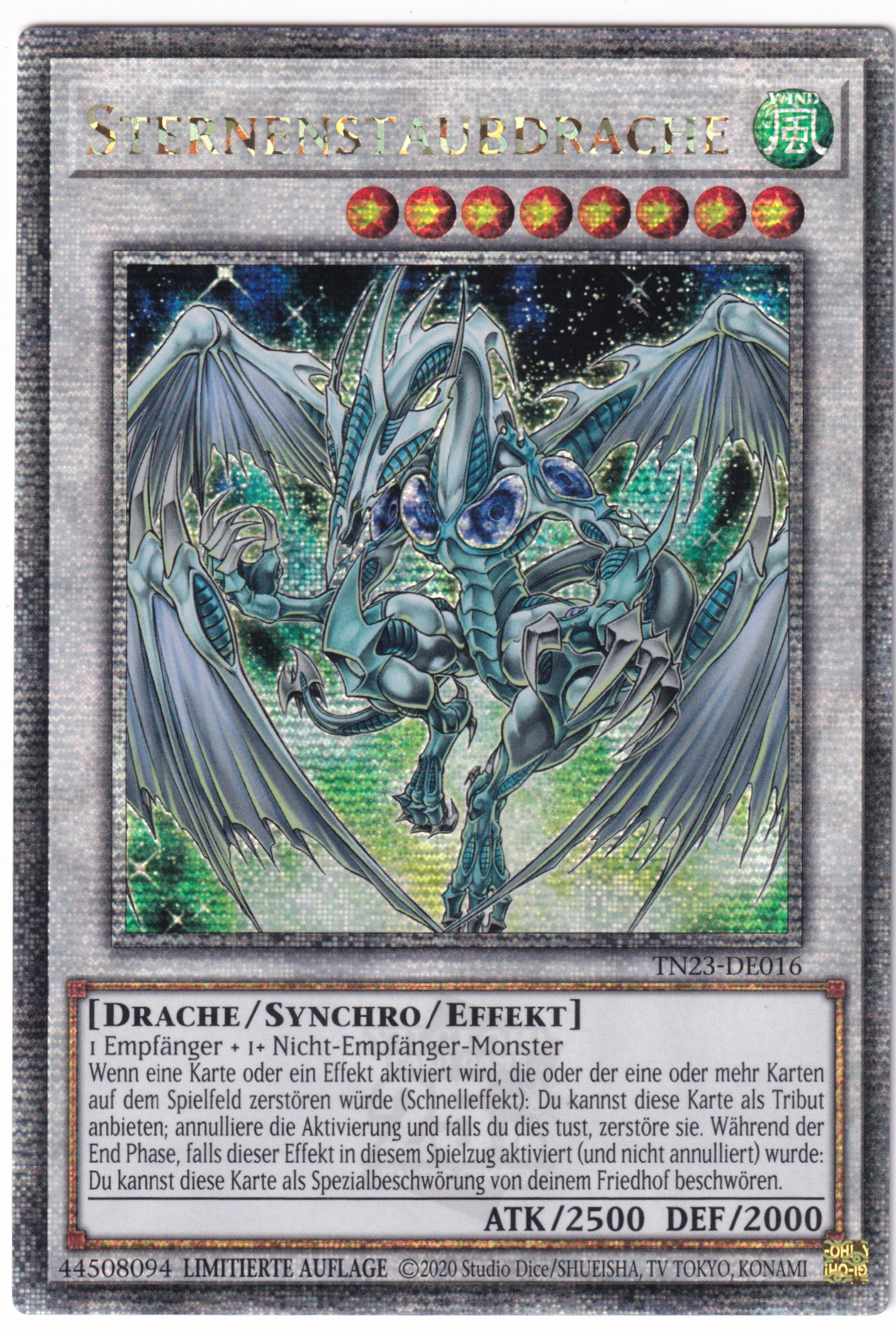 TN23-DE016 Sternenstaubdrache - Quarter Century Secret Rare deutsch