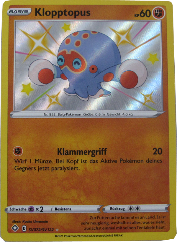 GLSS-SV072/SV122 Shiny Klopptopus Secret Rare Deutsch