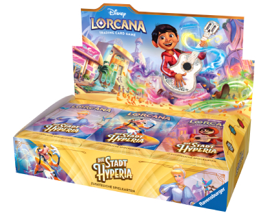 Disney Lorcana Die Stadt Hyperia Booster Display deutsch