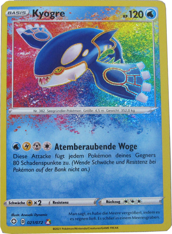 GLSS-021/072 Kyogre Awesome Rare Deutsch