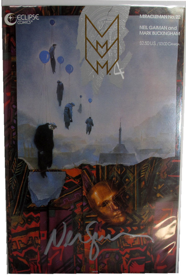 Miracleman #22 - Signed by Gaiman
