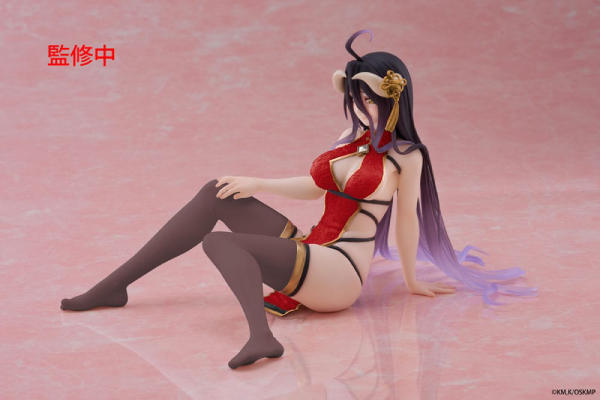 Figur - Overlord - Desktop Cute Figure - Albedo (Chinese Dress Ver.) Renewal