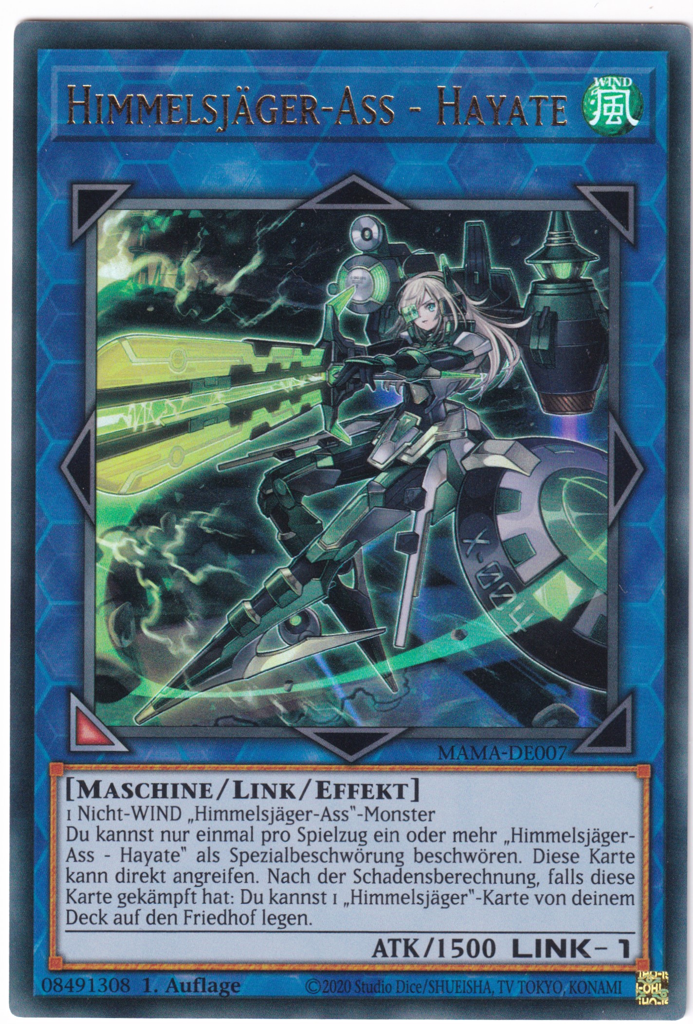MAMA-DE007 Himmelsjäger-Ass - Hayate Ultra Rare deutsch