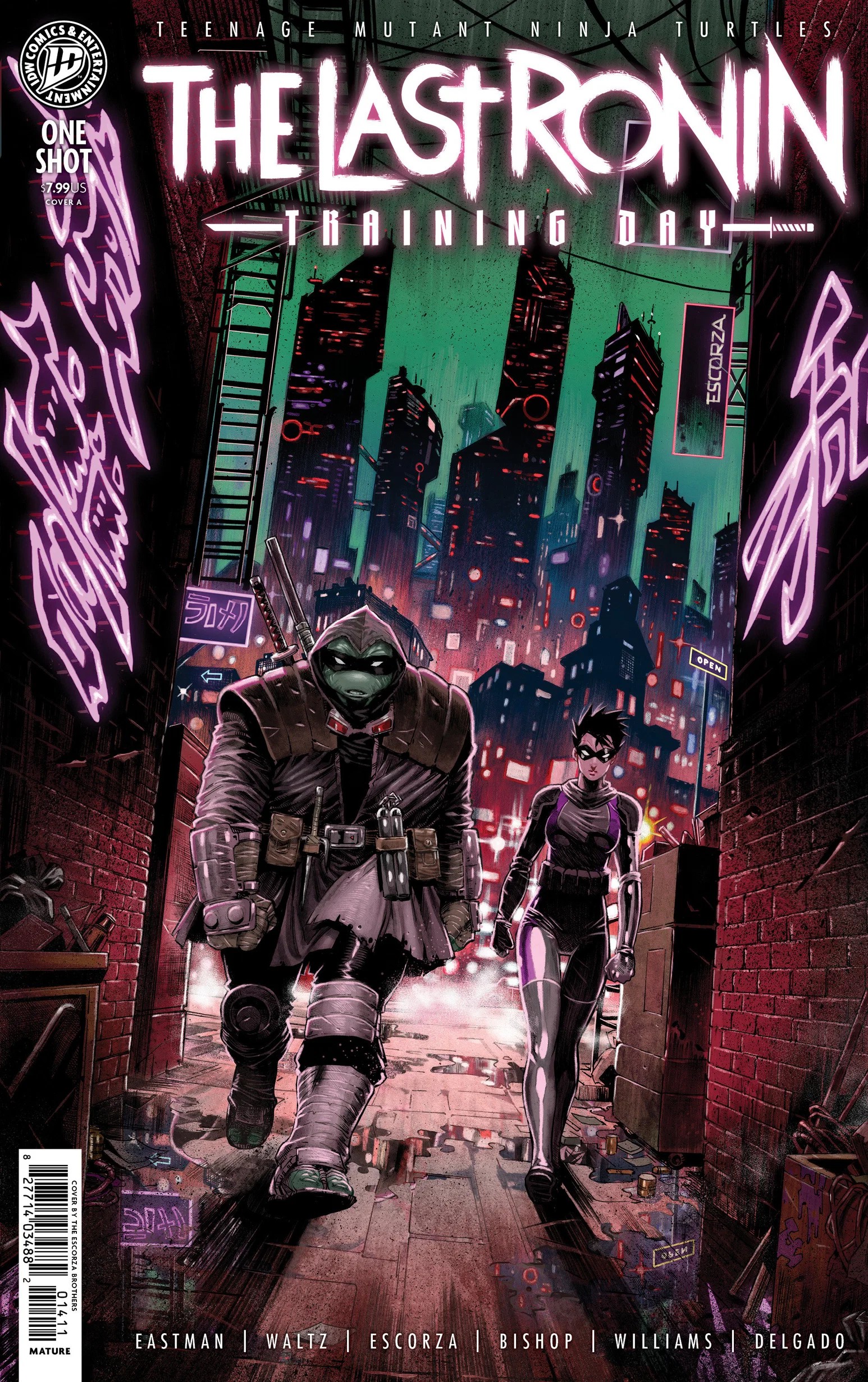 Teenage Mutant Ninja Turtles: The Last Ronin--Training Day Cover A (Escorza Brothers)