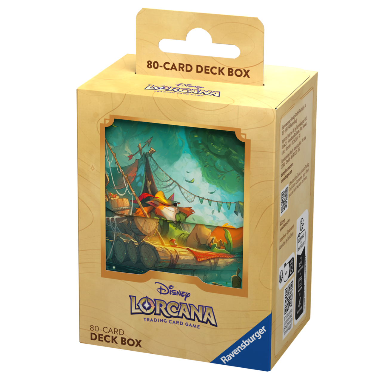 Disney Lorcana Die Tintenlande  Deck Box - Robin Hood