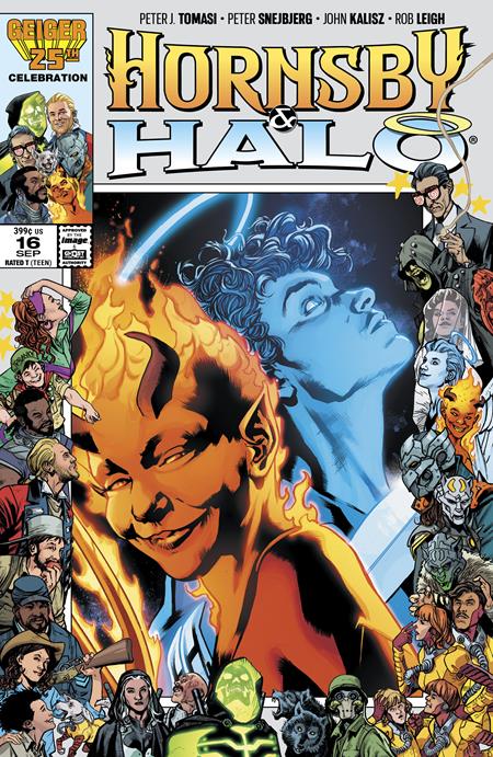 HORNSBY & HALO #16 CVR B BRYAN HITCH GEIGER #25 ANNIVERSARY VAR