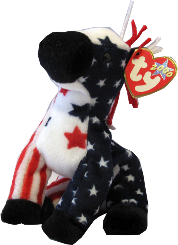 Beanie Babies Plüschfigur Lefty 2000