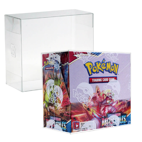 Evoretro Clear Plastic Protectors - Compatible with Pokémon Booster Box