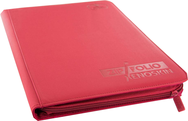 Ultimate Guard - 18er Pocket Zipfolio Xenoskin - Red