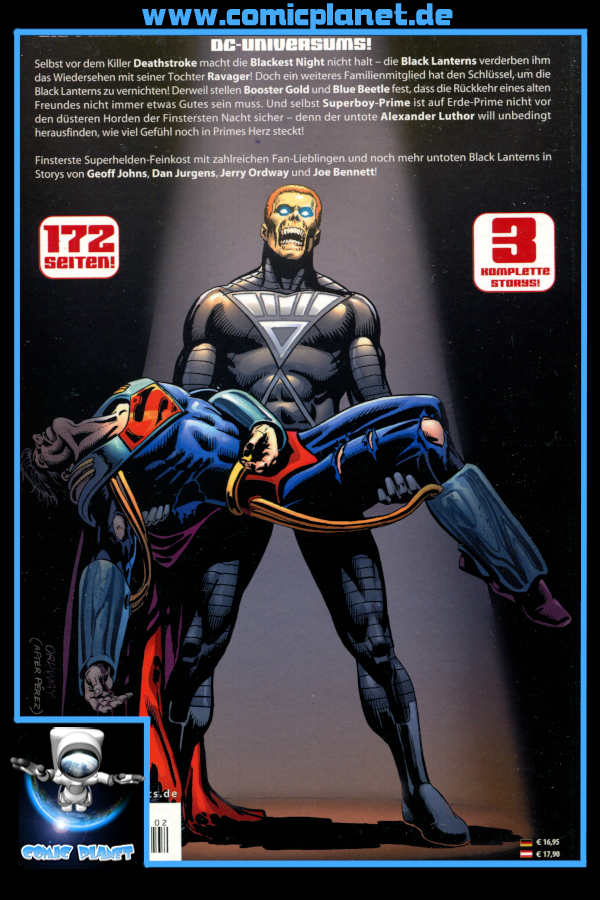 Blackest Night Sonderband 2: Teen Titans, Superboy-Prime & Booster Gold - 3 Komplette Storys