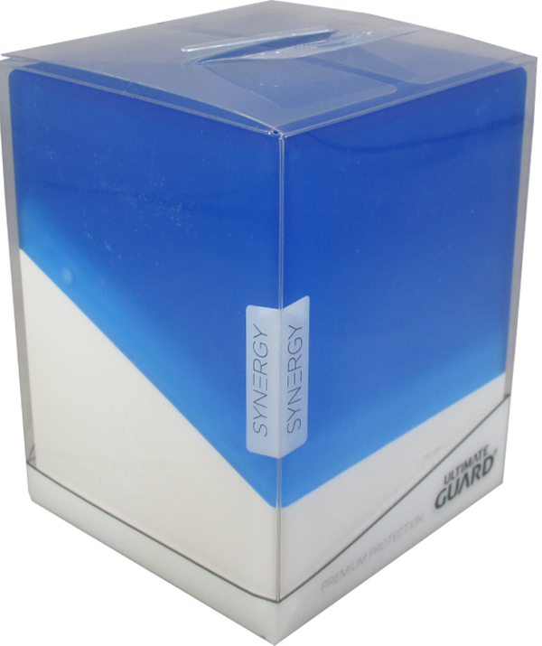Ultimate Guard - Boulder Deck Case 100+ - SYNERGY - White/Blue